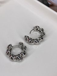 Серьги-конго Плетение 2