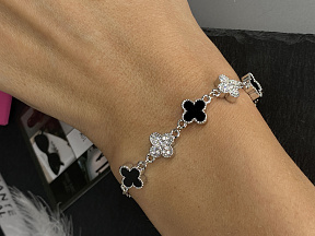 Браслет Klever crystal/jet 1