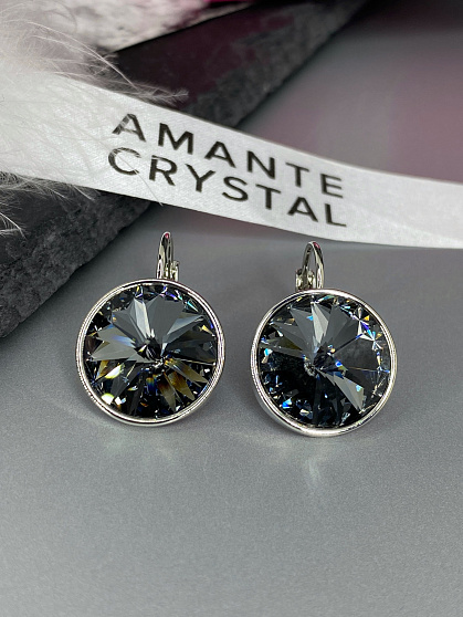 Серьги KR Rivoli 16mm silver