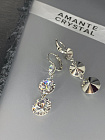 Серьги TERI с австрийскими кристаллами crystal