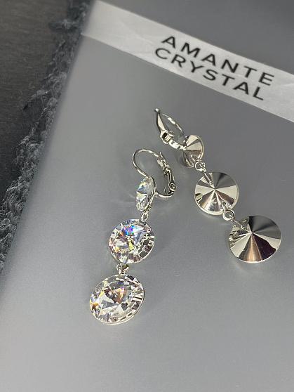 Серьги TERI с австрийскими кристаллами crystal