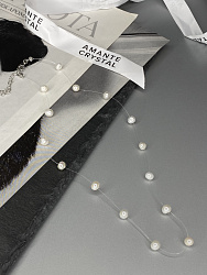 Колье Жемчуг на леске 3