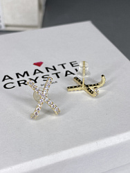 Серьги гвоздики X Au 1