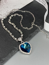 Колье Titanic bermuda blue 2