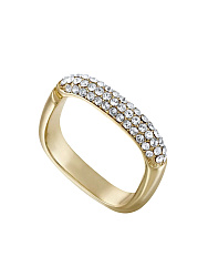 Кольцо Lux crystal Au