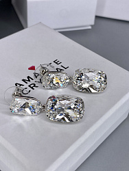 Серьги KR Queen crystal 1