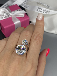 Кольцо KR JANINE crystal 1