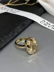 Кольцо KR Capri gold  2