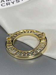 Брошь BLUC Циркон Au 4