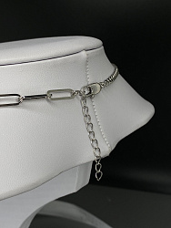 Колье Capri цепь crystal  2