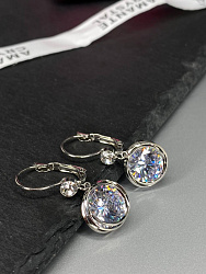 Серьги KR Жанин crystal 4