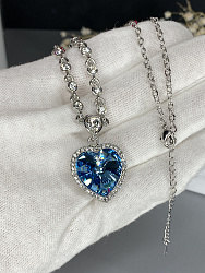 Колье с кулоном Titanic aquamarine 1