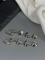 Серьги REGINA 5,5см crystal 2