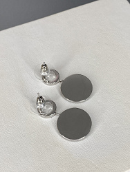 Серьги IREN jet hem (гвоздик) 1