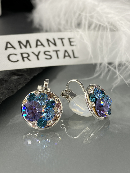 Клипсы Rivolo tanzanite 