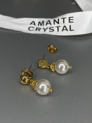 Серьги Matti жемчуг Au 1