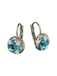 Серьги Rivolo aquamarine 
