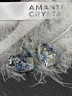 Серьги KR Dafna 18mm blue shade
