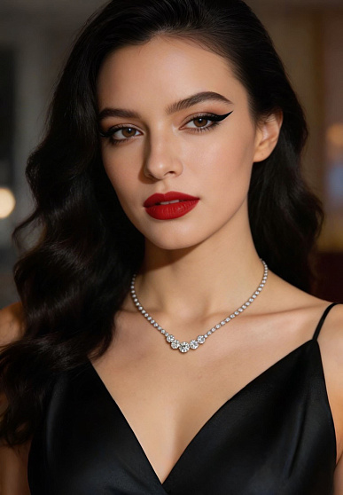 Колье Ornela с австрийским кристаллами