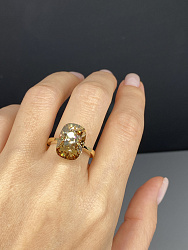 Кольцо KR Capri gold  1