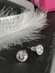 Пусеты KR 10mm crystal 2