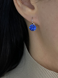 Серьги Assol 9 sapphire (синий) 3