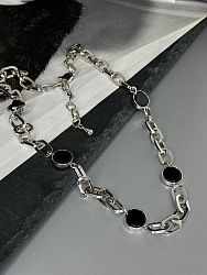 Колье Tablet цепь jet  2