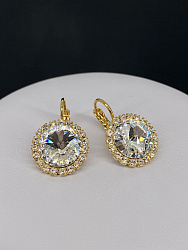 Серьги KASSANDRA crystal Au 1