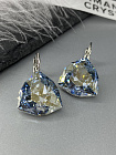 Серьги KR Dafna 18mm blue shade
