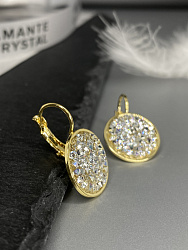 Серьги IREN crystal Au 2
