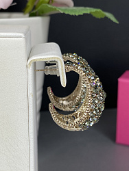 Серьги KR Fashion new black diamond 1