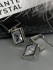 Серьги Джетта crystal