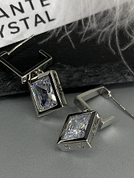 Серьги Джетта crystal 4