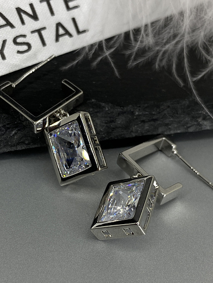 Серьги Джетта crystal