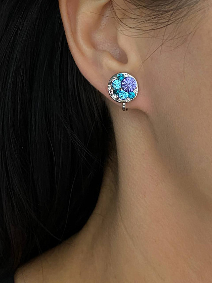 Клипсы Rivolo tanzanite 