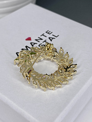 Брошь Bluc Lavr crystal Au 1