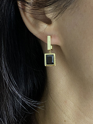 Серьги Джетта jet Au 1