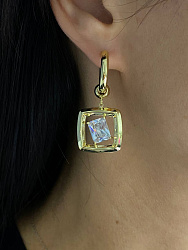 Серьги Ramka crystal Au 1