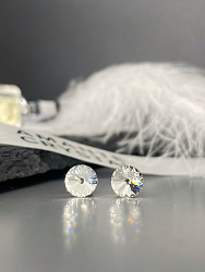 Серьги 6 mm crystal 3