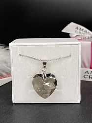 Подвеска Heart  silver night 2