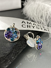 Клипсы Rivolo tanzanite 