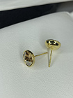 Пусеты KR 10mm gold