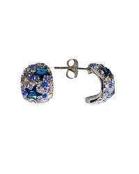 Серьги Fashion ALFA mini bermuda blue