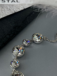 Браслет Matti Lux стразы утяжка crystal 2