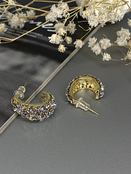 Серьги KR Fashion mini crystal Au 2