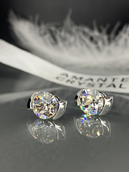 Пусеты SUSIE crystal 3