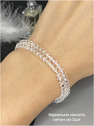 Браслет-стрейч хрусталь crystal 2