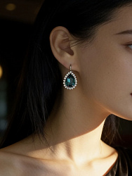 Серьги BIANKA emerald  2