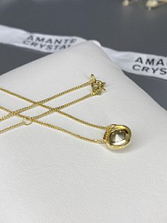 Подвеска Elis 8 mm Ag golden shadow  1