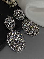 Серьги KR Gloria crystal 4